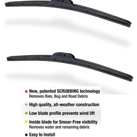 ILC Replacement for Chevrolet / Chevy Camaro Year 2018 Heavy Duty Wiper Blades CAMARO YEAR 2018 HEAVY DUTY WIPER BLADES CHEVROLE